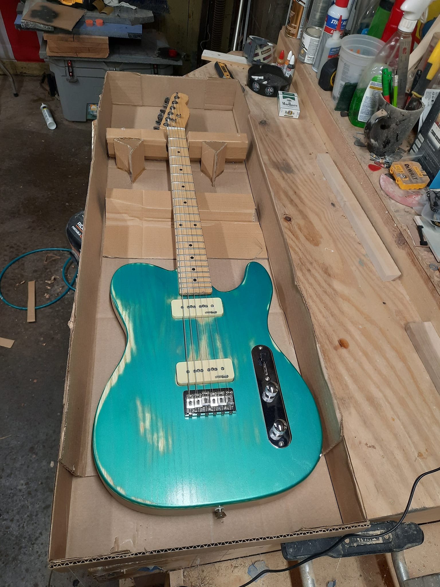 Photo of green-distressed